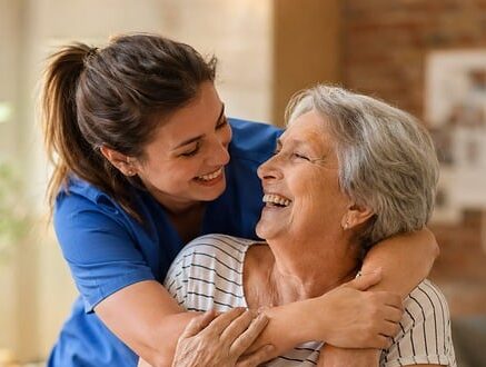 elderly care, happy senior, caregiver, home care, senior support, assisted living, empathy, nurse, elderly woman, companionship, aging, geriatric care, healthcare, home environment, professional care, emotional support, community support, smiling, healthcare professional